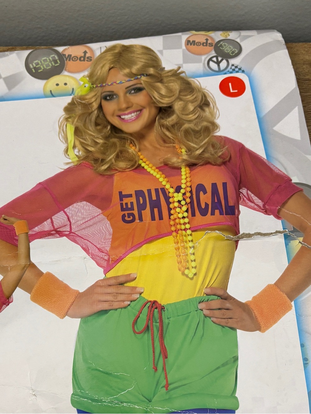 Smiffys 80's Lets Get Physical Aerobics Fancy Dress Halloween Costume Women’s